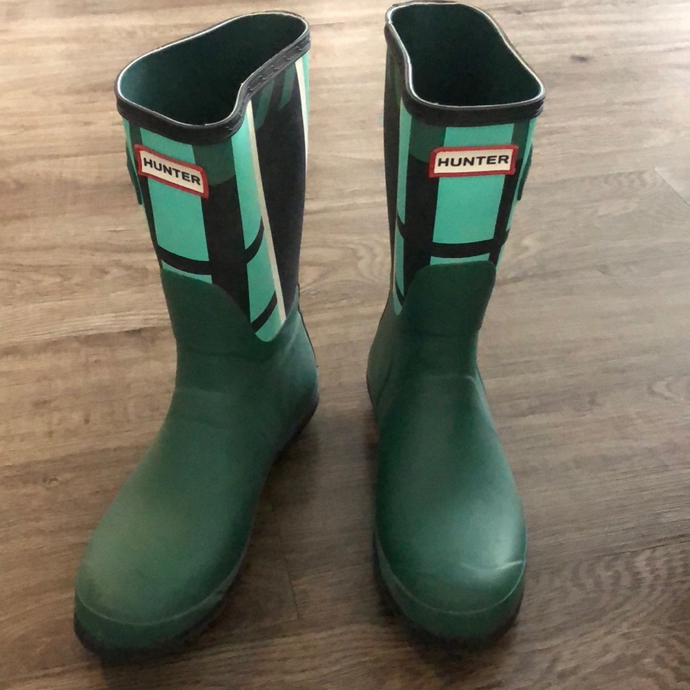 Green Hunter Rain Boots